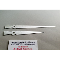 Akrep 13 cm Yelkovan 18 cm Metal Gümüş 100 Adet